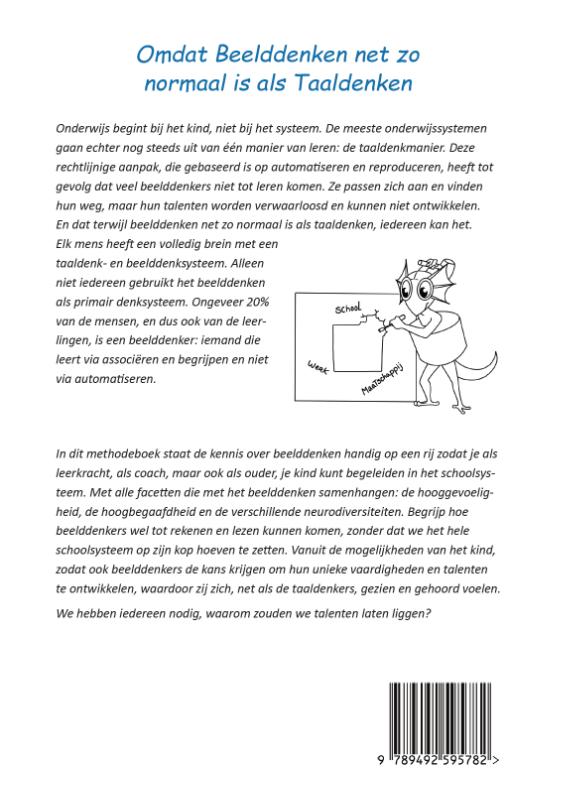 Achterkant van De Beelddenkende Breinmethode