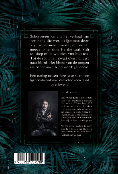 Achterkant van Schorpioen Kind