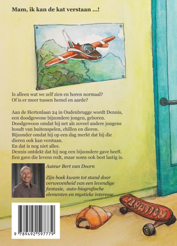 Achterkant van Mam, ik kan de kat verstaan