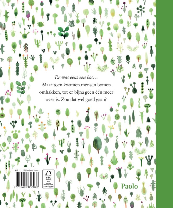 Achterkant van Een bos
