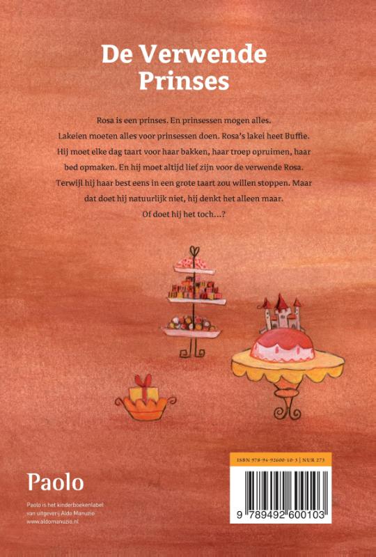 Achterkant van De verwende prinses