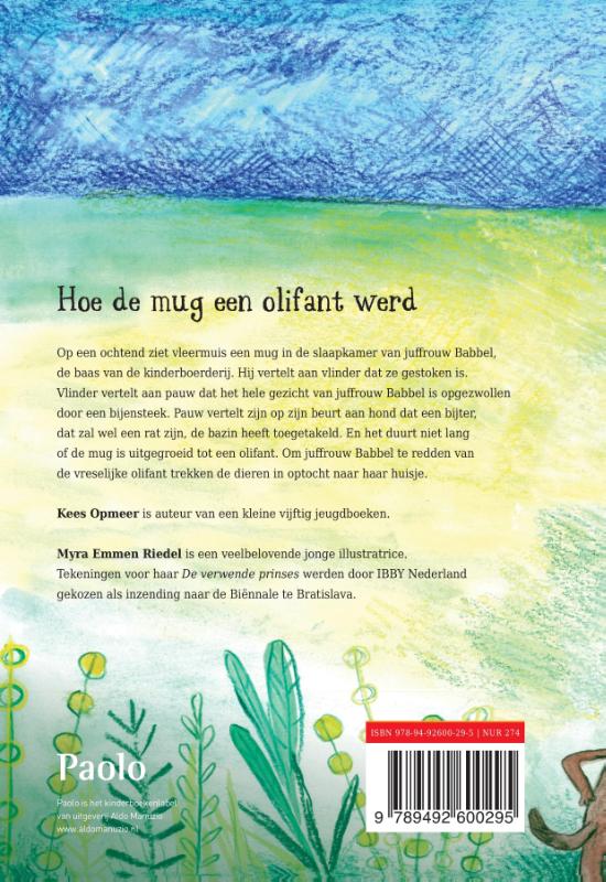 Achterkant van Hoe de mug een olifant werd