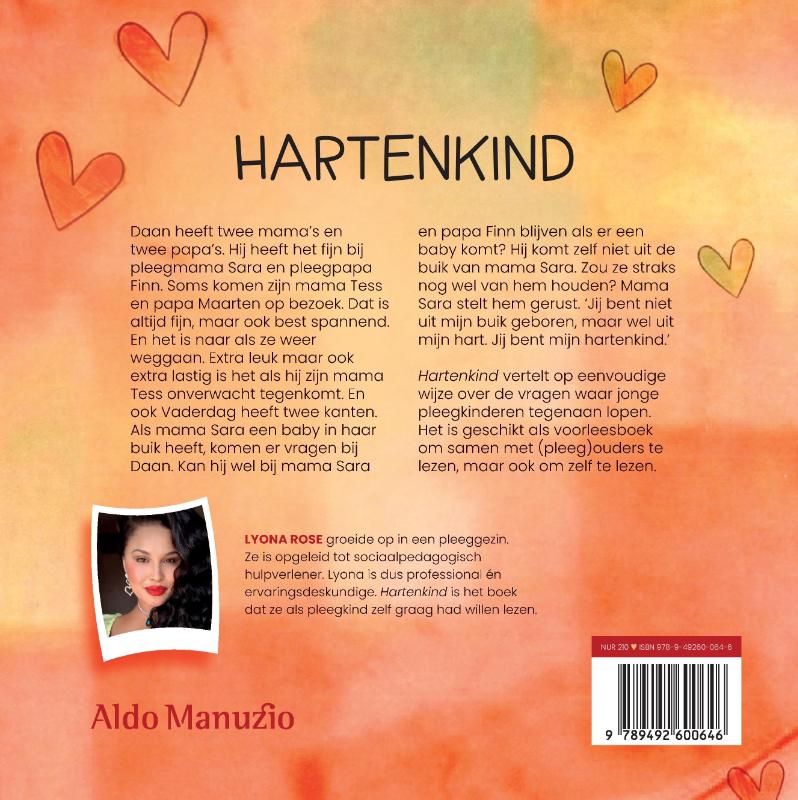Achterkant van Hartenkind