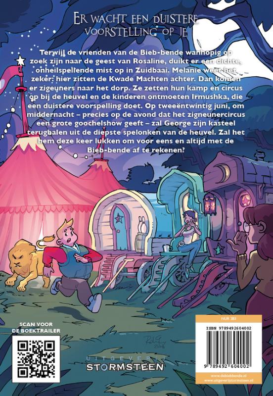 Achterkant van Het middernachtcircus