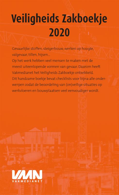 Achterkant van Veiligheids Zakboekje 2020