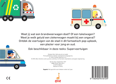 Achterkant van Voertuigen in de stad
