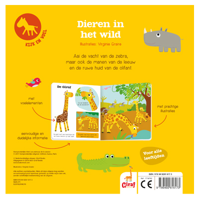 Achterkant van Dieren in het wild
