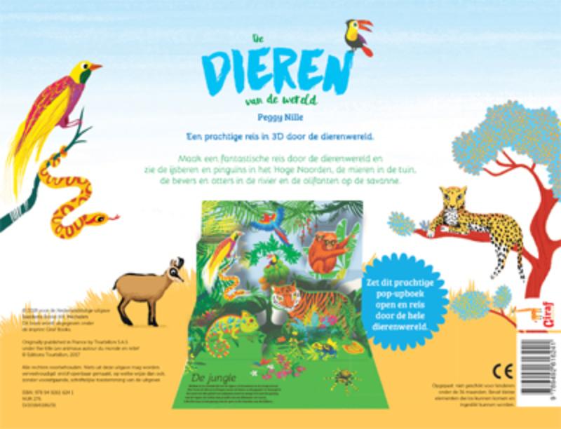 Achterkant van De dieren van de wereld in 3D
