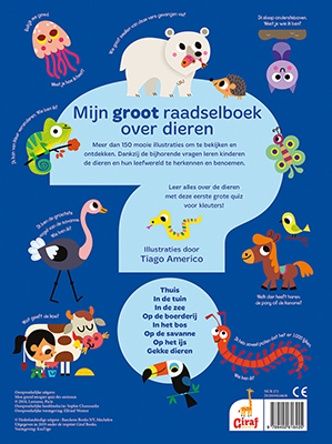 Achterkant van Mijn groot raadselboek over dieren
