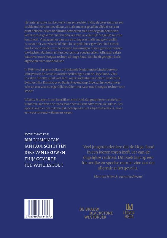 Achterkant van Wikken & Wegen