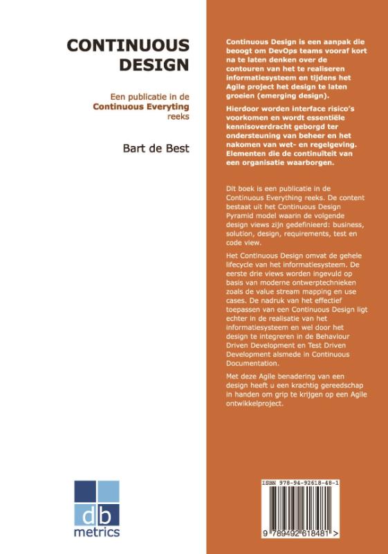 Achterkant van Continuous Design