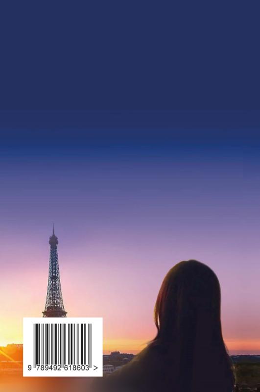 Achterkant van Girl By The Seine - 塞纳河畔的女孩