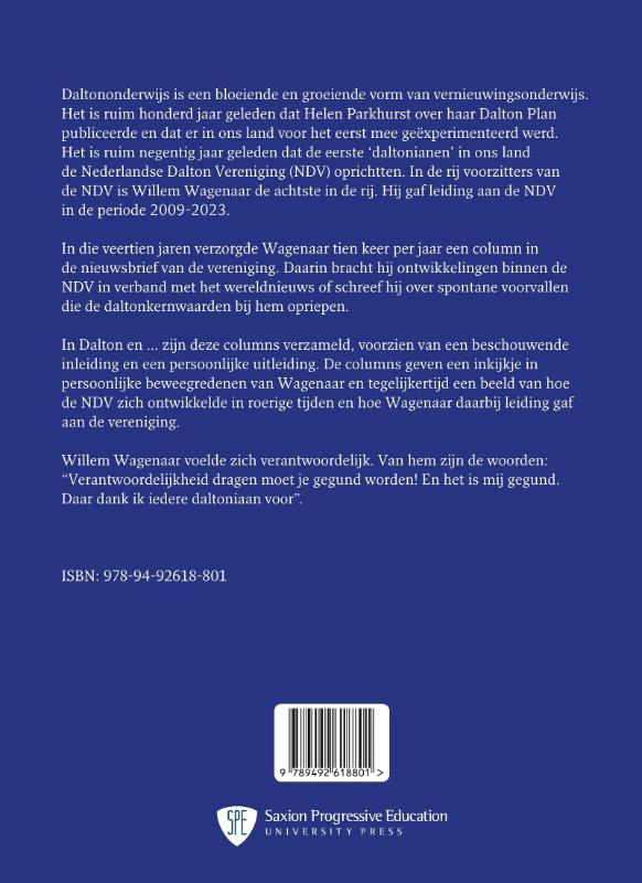 Achterkant van Dalton en ...