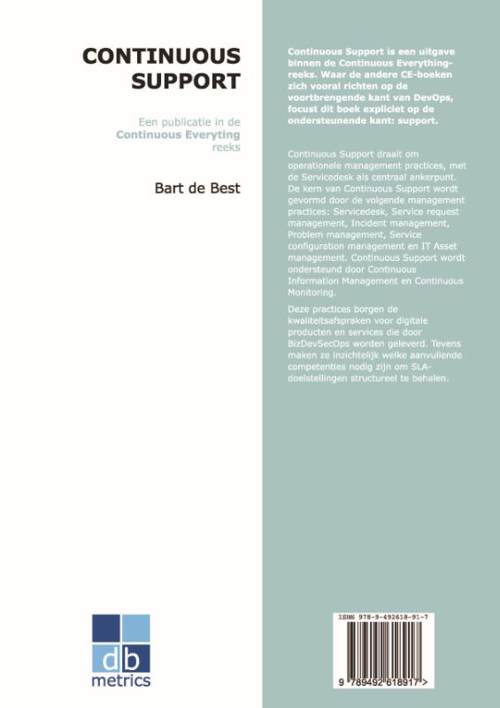 Achterkant van Continuous Support