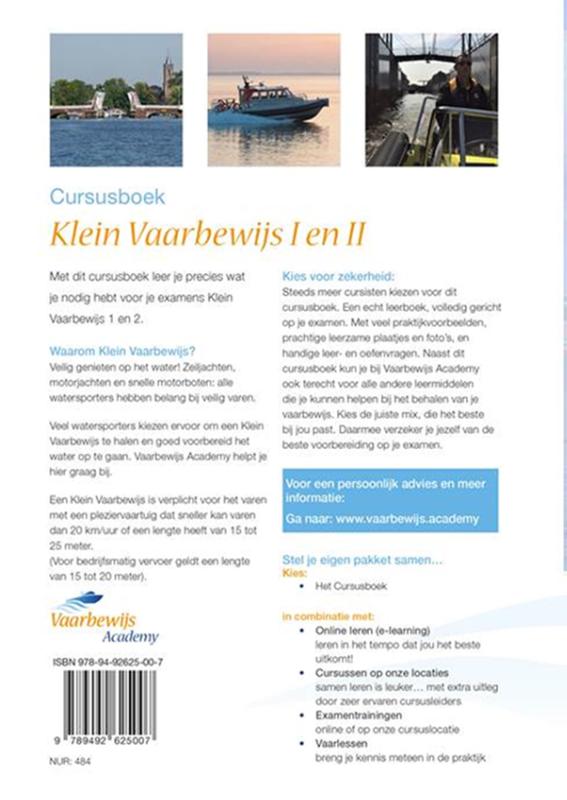 Achterkant van Cursusboek