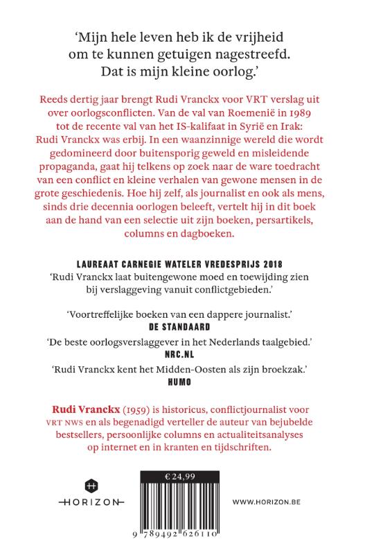 Achterkant van Mijn kleine oorlog