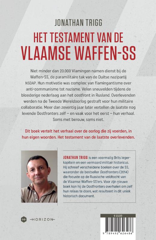 Achterkant van Het testament van de Vlaamse Waffen-SS