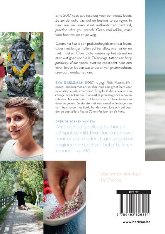 Achterkant van Omdat het kan