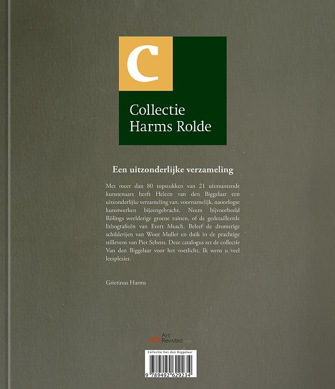 Achterkant van Collectie Heleen en Paul van den Biggelaar