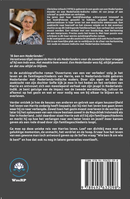 Achterkant van Ouvertures van een ver verleden