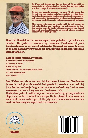 Achterkant van Zeilen naar de kusten van het hart