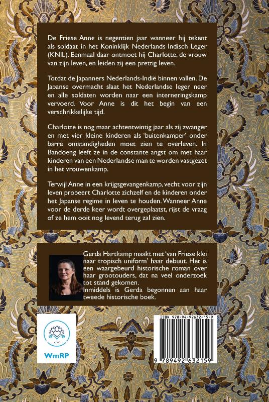 Achterkant van Van Friese klei naar tropenuniform