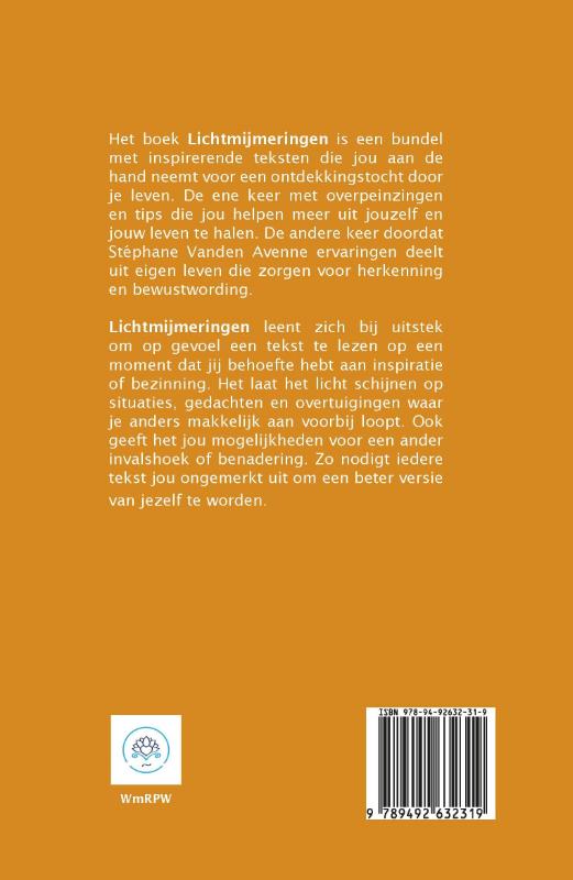 Achterkant van Lichtmijmeringen