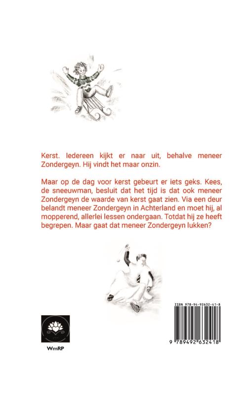 Achterkant van Het kerstfeest van meneer Zondergeyn