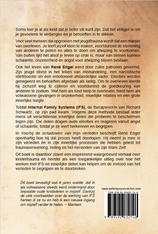 Achterkant van Voorbij de schaduwen van mijn verleden