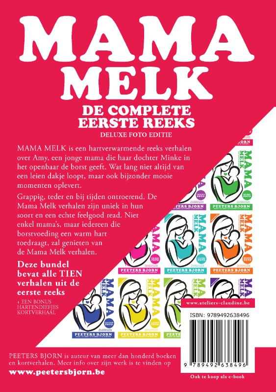 Achterkant van Mama Melk, de complete eerste reeks