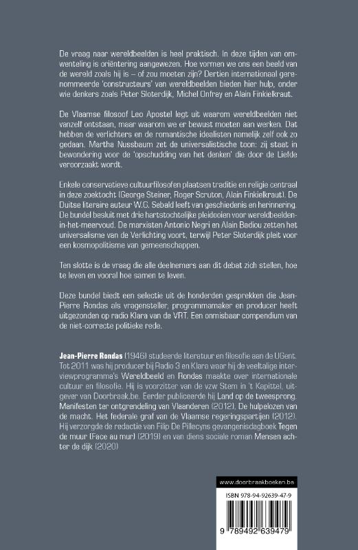 Achterkant van Wereldbeelden
