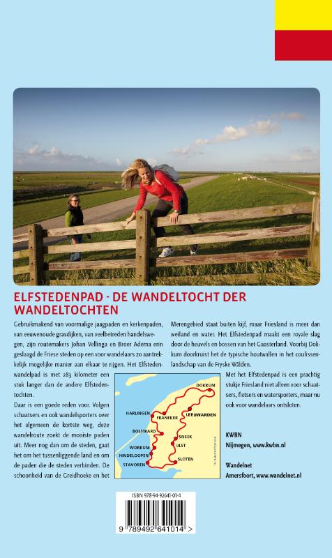 Achterkant van Elfstedenpad