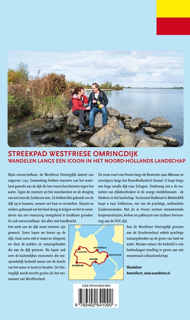 Achterkant van Streekpad Westfriese Omringdijk