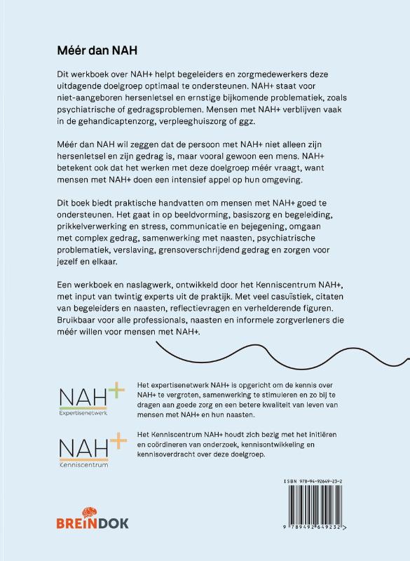 Achterkant van Méér dan NAH