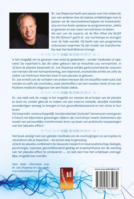Achterkant van Jij bent de placebo