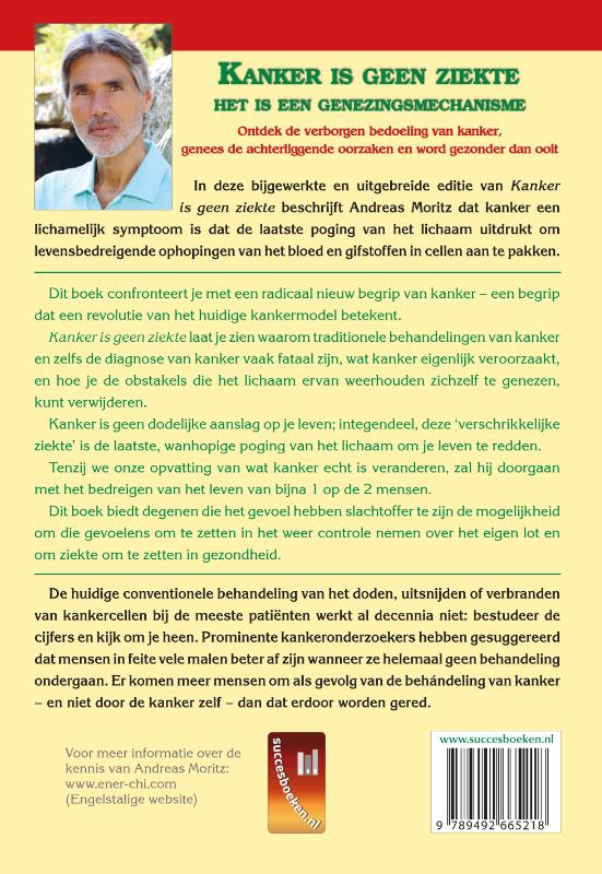 Achterkant van Kanker is geen ziekte