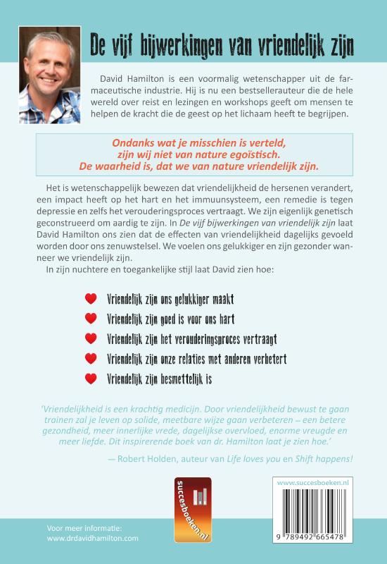 Achterkant van De vijf bijwerkingen van vriendelijk zijn
