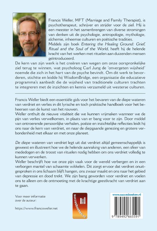 Achterkant van De diepe wateren van verdriet