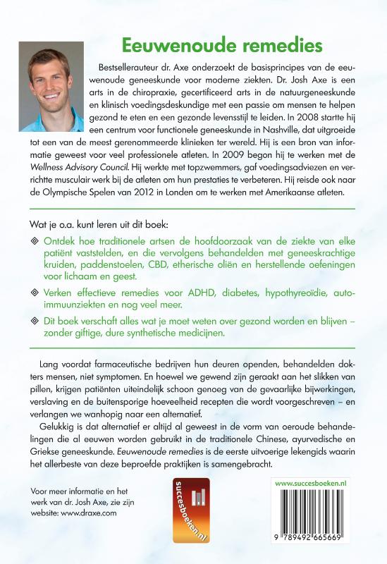 Achterkant van Eeuwenoude remedies
