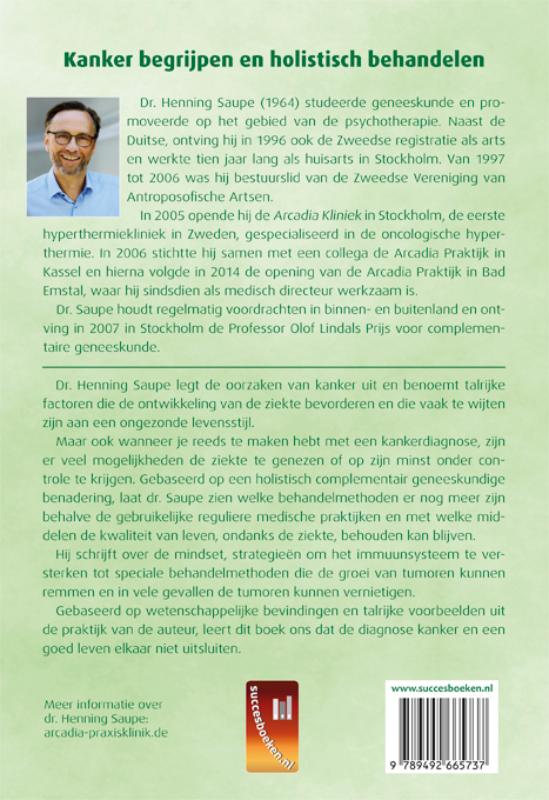 Achterkant van Kanker begrijpen en holistisch behandelen
