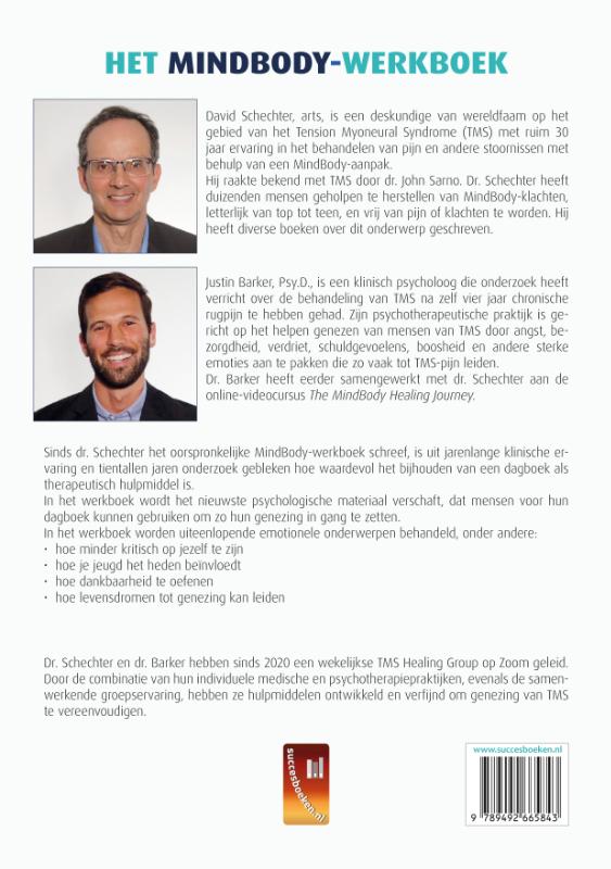 Achterkant van Het MindBody-werkboek