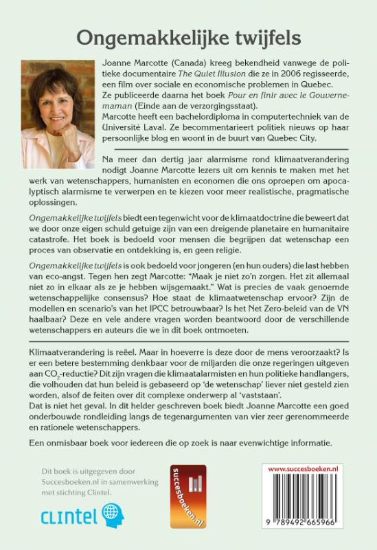 Achterkant van Ongemakkelijke twijfels