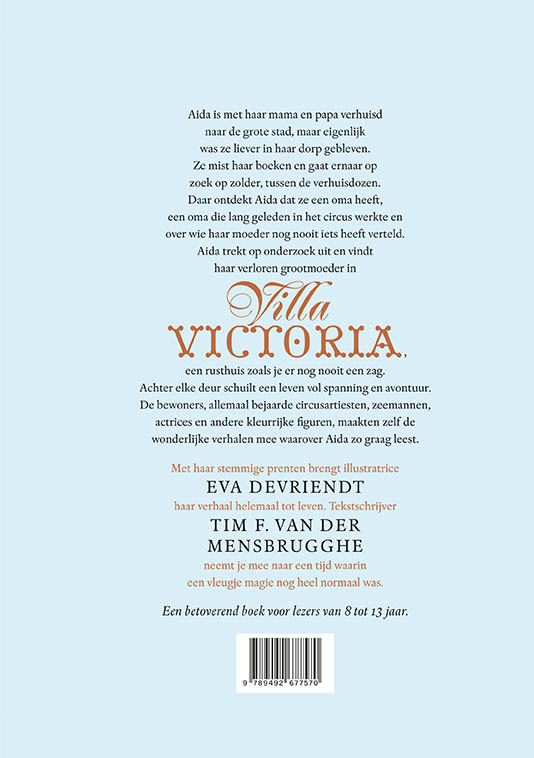 Achterkant van Villa Victoria