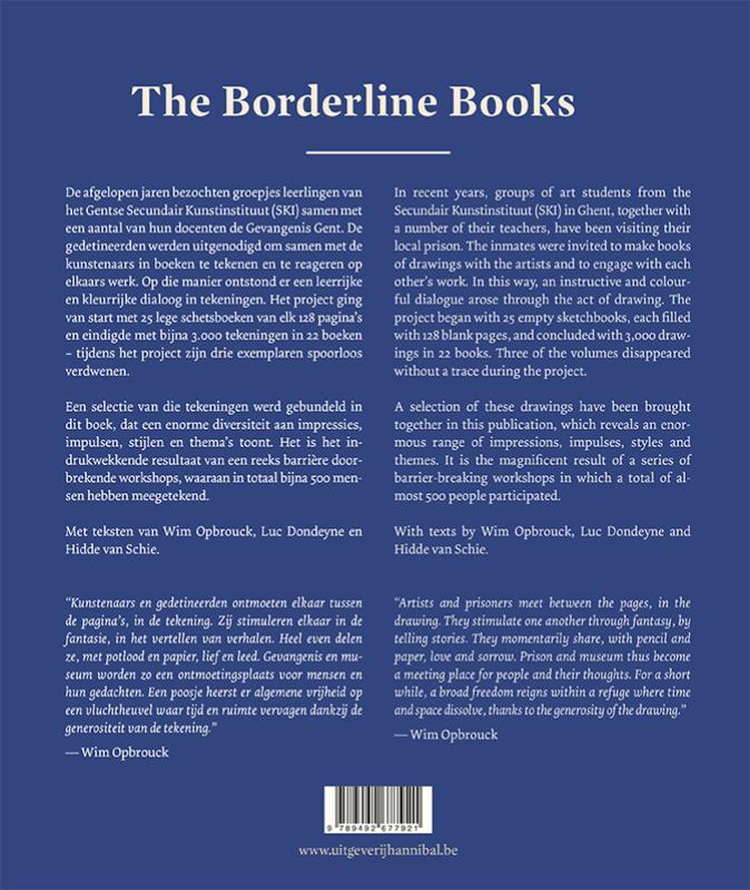 Achterkant van The Borderline - Prison Drawings