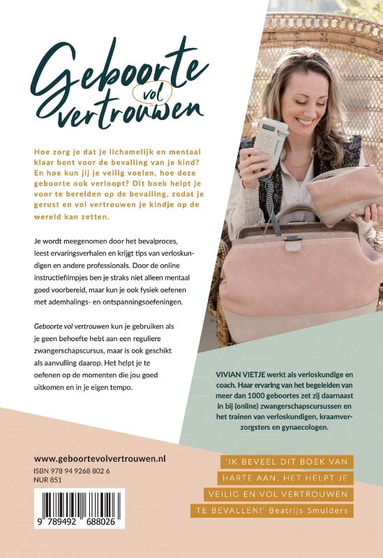 Achterkant van Geboorte vol vertrouwen
