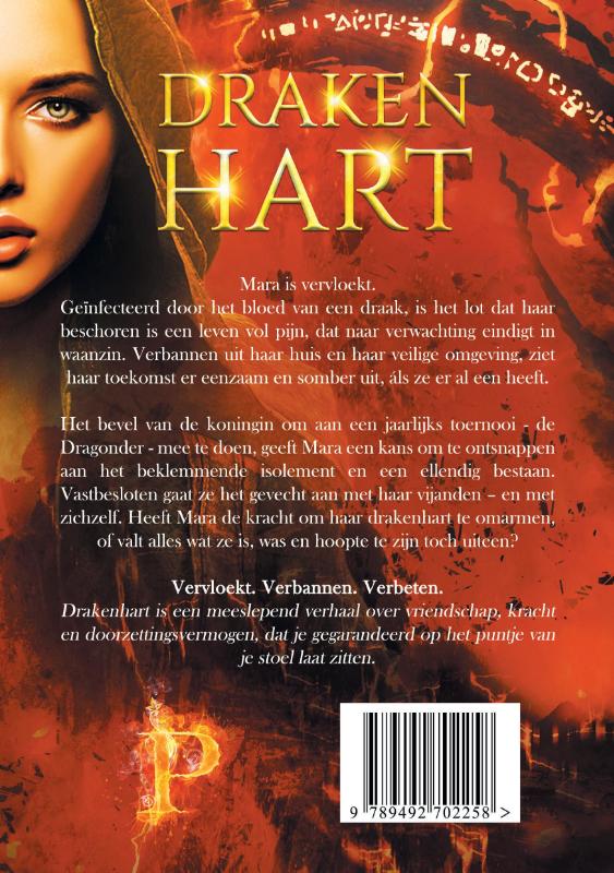Achterkant van Drakenhart