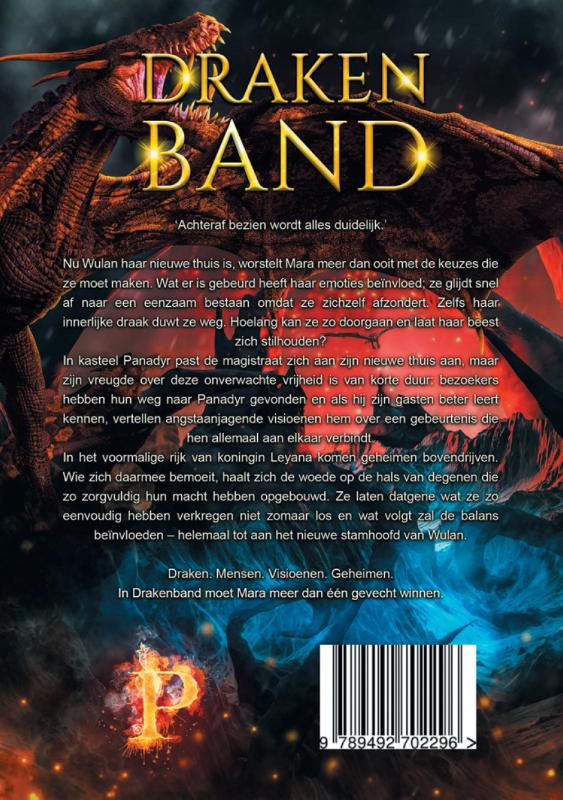 Achterkant van Drakenband