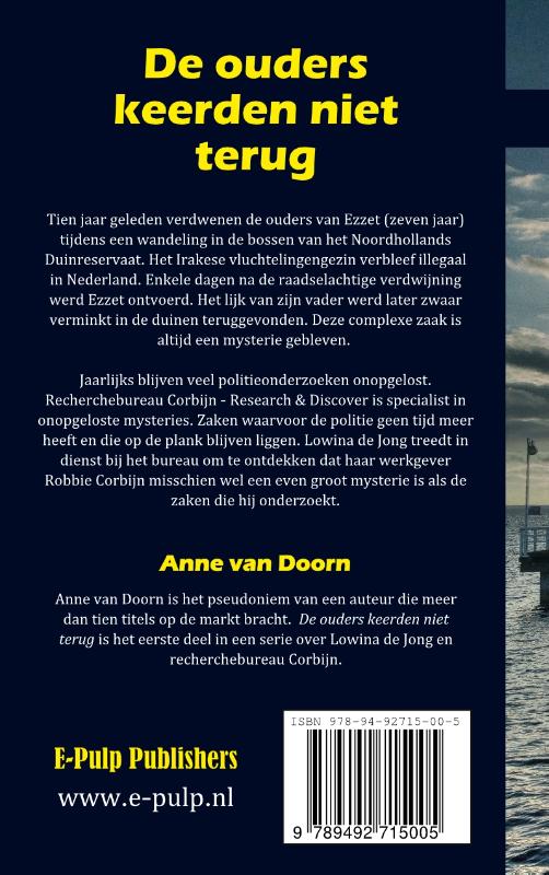 Achterkant van De ouders keerden niet terug