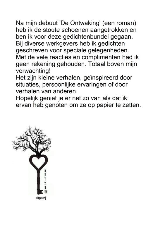 Achterkant van Uit mijn hart