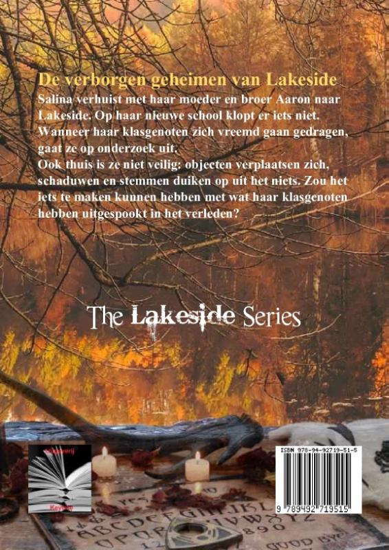 Achterkant van De verborgen geheimen van Lakeside